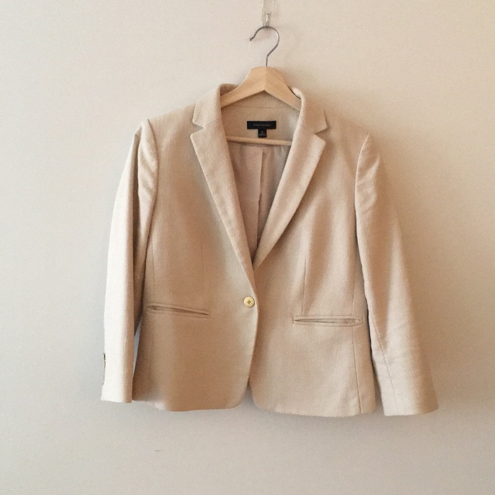 Tan work blazer!